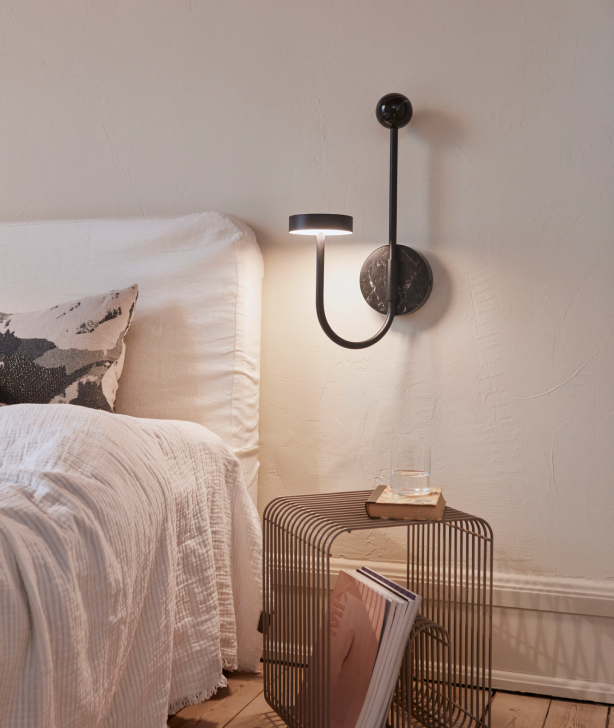 bedroom, textiles, plant pot, cozy, home